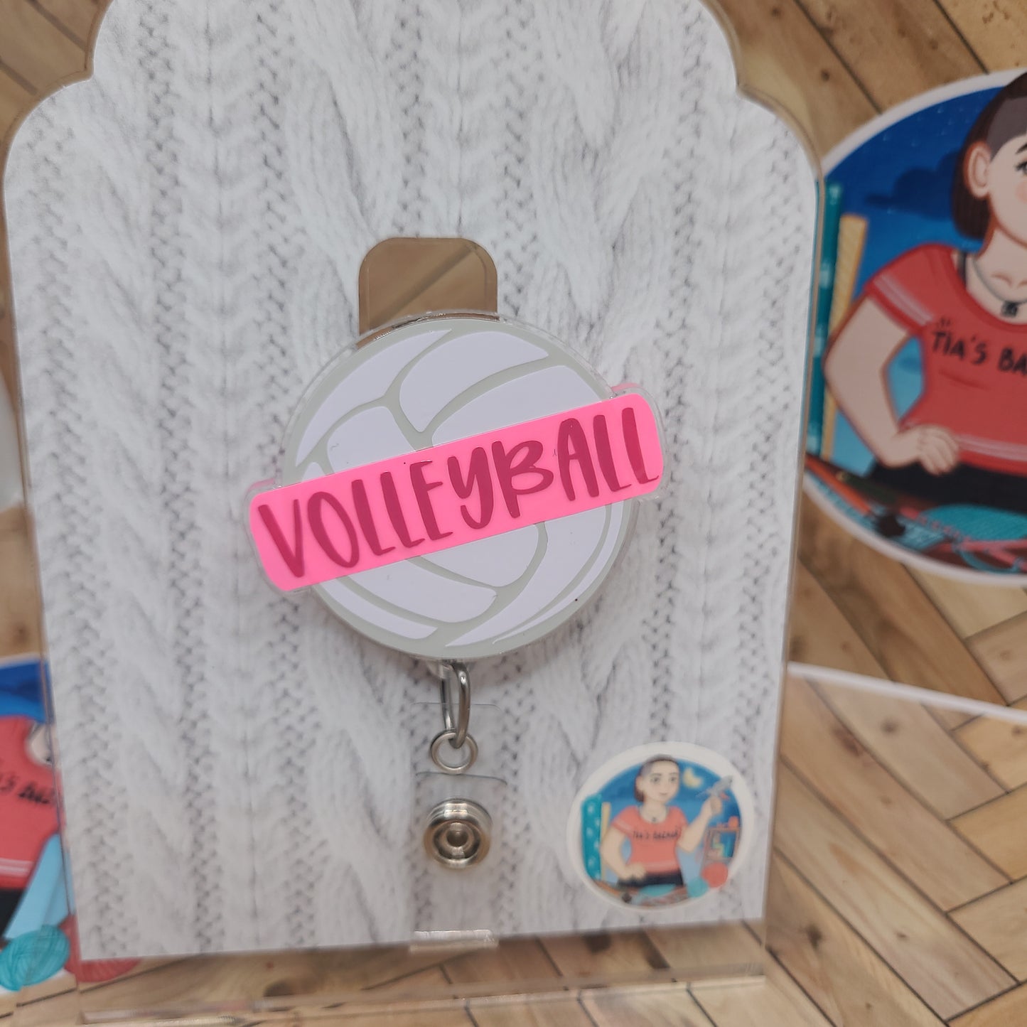 Volleyball Badge Reel